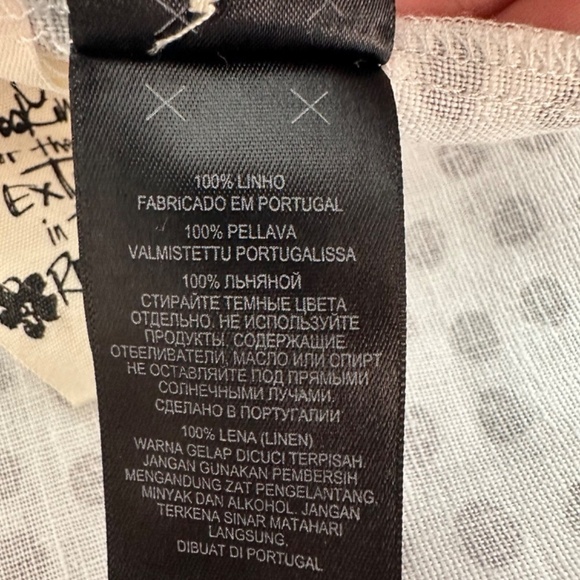 Ted Baker Linen Shirt Men Sz.5 US (XL - 42) Albert Button Up Chest Pocket Summer - Picture 12 of 15